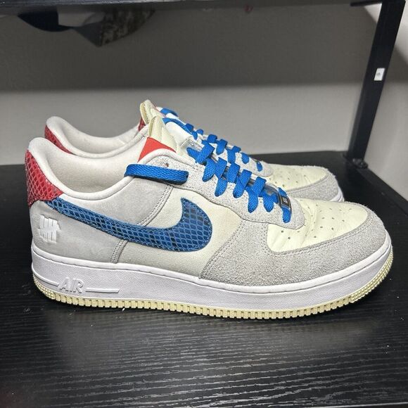 Nike Air Force 1 SP Undefeated 5 On It Dunk vs. AF1 DM8461-001 Men's Size 10 - Picture 1 of 14